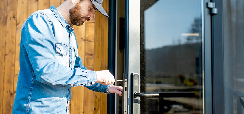 Frameless Glass Storefront Door Locks Replacement in Salida, CA